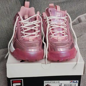 Pink Girl Fils Tennis Shoes